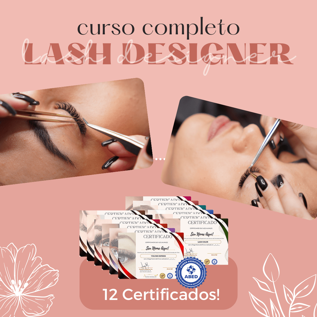 Extensão cilios, curso eyelash