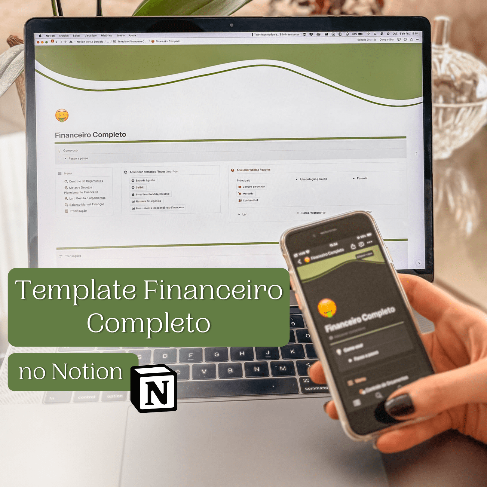 Template Financeiro Completo