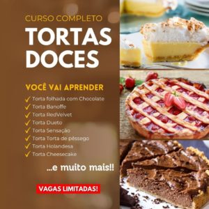 tortas doces, curso tortas doces