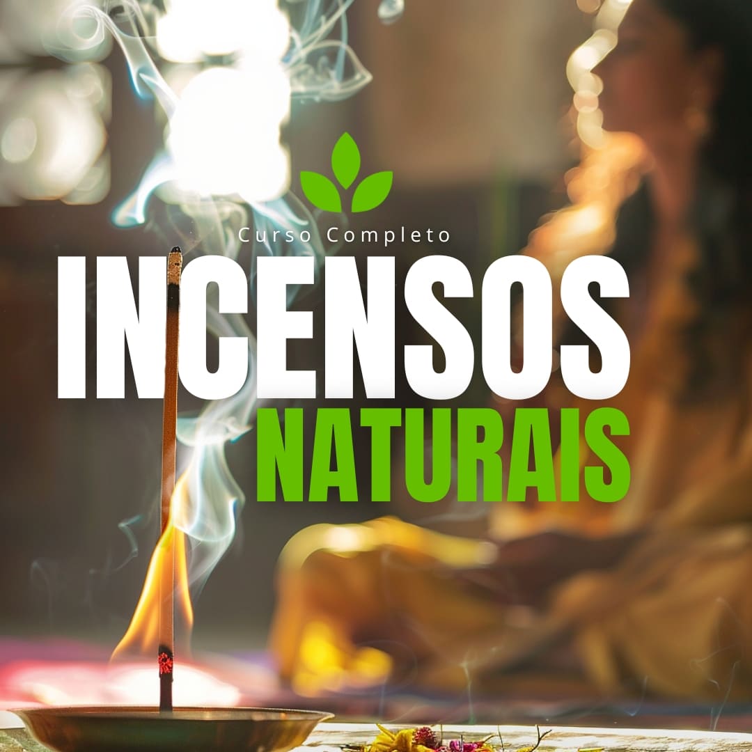 incensos naturais, curso incensos