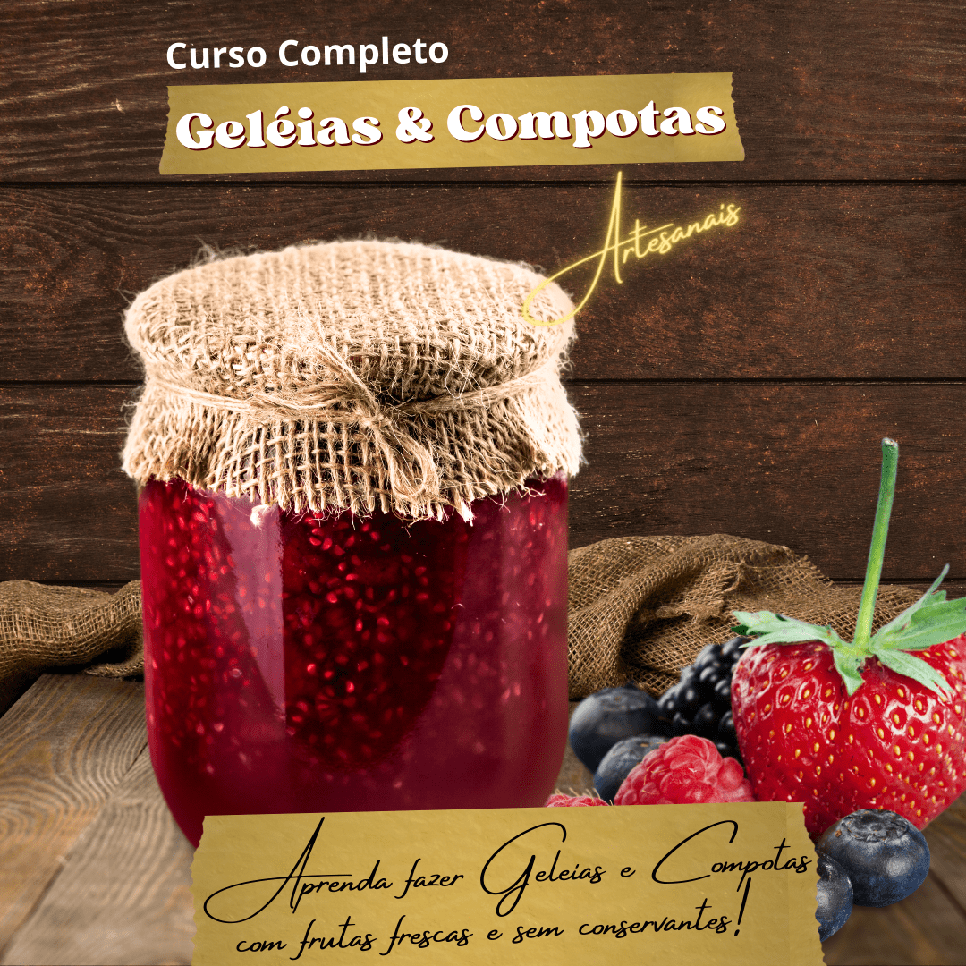 geleias e compotas, curso geleias e compotas